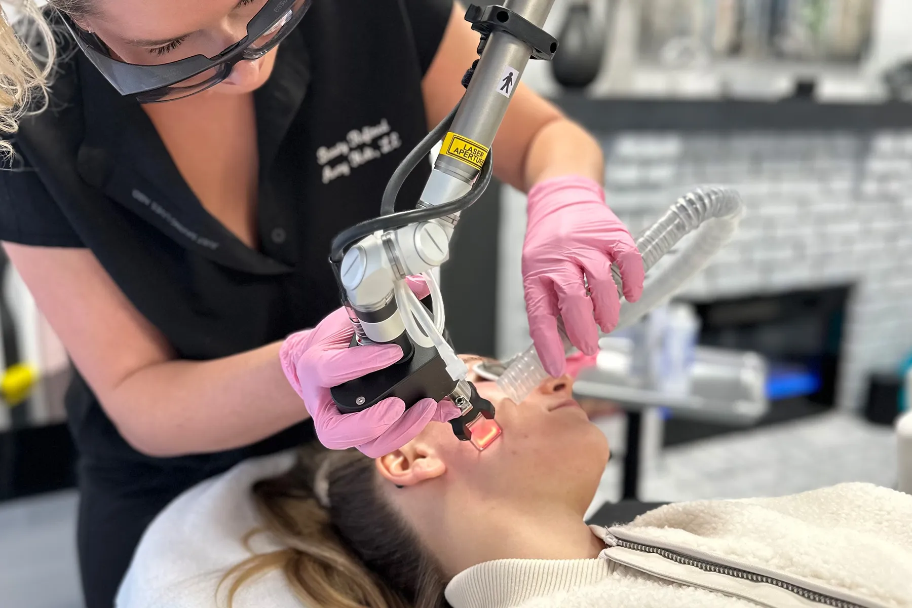 CoolPeel laser treatment at a medical spa